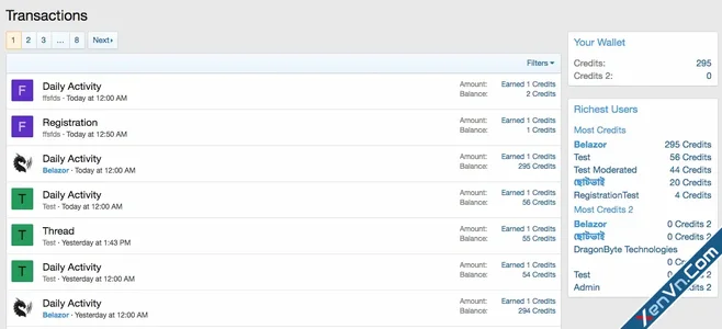 [DBTech] DragonByte Credits - XenForo 2 Credit System