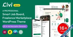 Civi - Job Board & Freelance Marketplace WordPress Theme