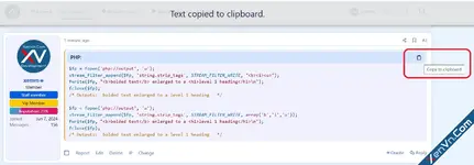 XenVn - Add Code Tag Copy Button For Xenforo 2