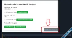 Watermark on images in topics