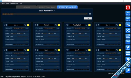 SRT Mini Server 2.5.4 (Build 198) Download 16 Lines