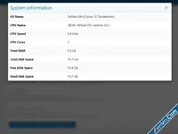 System Information Viewer Utility (OS, CPU, RAM, Disk Space) for Xenforo