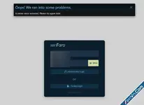 Admin Area Login Issue