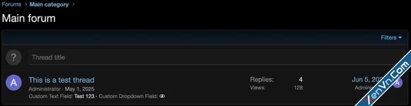 [vbresults.com] List Thread Fields - Xenforo 2