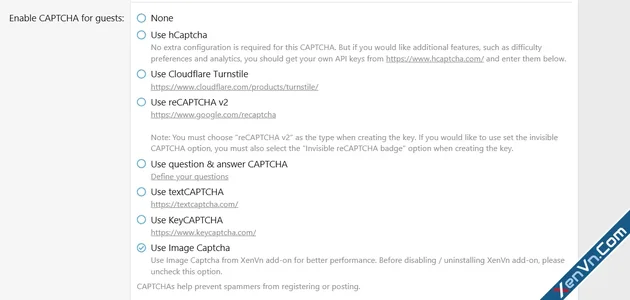 XenVn Image Captcha for Xenforo 2