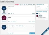 AndyB - Direct message admin - Xenforo 2