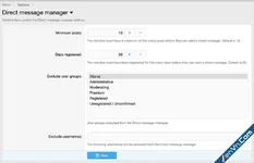 AndyB - Direct message manager - Xenforo 2