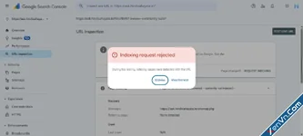 Indexing Request Rejected When Using Cloudflare