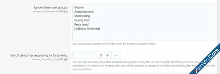 Force Custom User Field Completion after Registration or Login