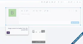 Image Cannot Be Loaded from the Passed Link