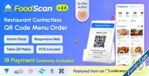 FoodScan - Qr Code Restaurant Menu Maker and Contactless Table Ordering System