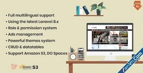 LaraMag - Laravel News & Magazine Multilingual System