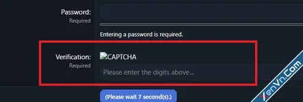 Help, the captcha isn't working!