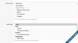 [XB] Widget - New Posts Prefix Filter - Xenforo 2