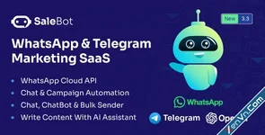 SaleBot - WhatsApp And Telegram Marketing SaaS
