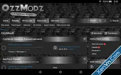 [OzzModz] Remove Staff Bar From Header Into A Widget