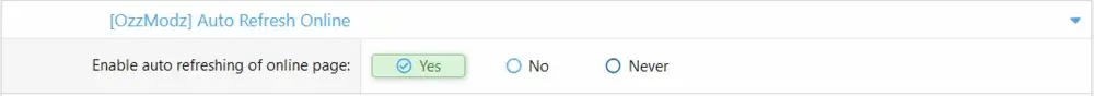 [OzzModz] Auto Refresh Online - Xenforo 2