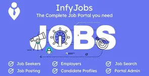 InfyJobs - Laravel Job Portal Script with Website