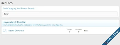 Smart Forum / Category Search Widget for XenForo 2.3
