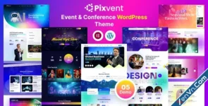 Pixvent - Event and Conference WordPress Theme