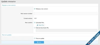 [XB] XFRM Update Resource - Current Version Display
