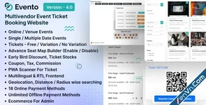 Evento - Multivendor Event Ticket Booking Website