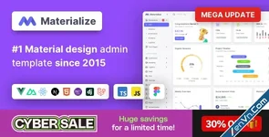 Materialize - Material Design Admin Template