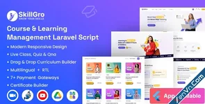 SkillGro LMS - Course & Learning Management System Laravel Script
