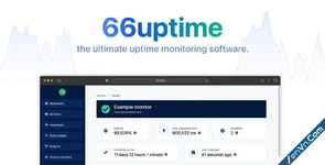 66uptime - Uptime & Cronjob Monitoring software