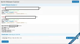 Malware Scanner for Xenforo 2 (System Files and Attachments)
