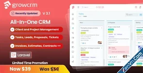 Grow CRM - Laravel Project Management