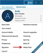 AndyB - Media links - Xenforo 2