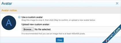 AndyB - Avatar notice - Xenforo 2