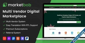 Marketbob - Multi-Vendor Digital Marketplace (SAAS)