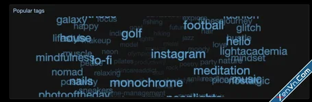 [Olakunlevpn] Popular Tags Cloud - Xenforo 2