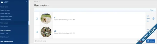 XFCoder :: User Avatar and Banner Lists