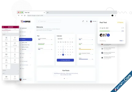 Woffice - Intranet, Extranet & Project Management WordPress Theme