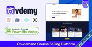 Vdemy - On demand Course Selling Platform