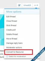 Convert Thread to Resources - Xenforo 2