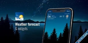 Transparent clock weather Pro for Android