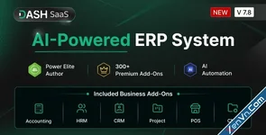 WorkDo Dash SaaS - Open Source ERP