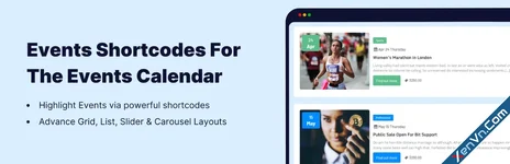 Events Shortcodes For The Events Calendar