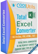 Coolutils Total Excel Converter - XLS, XLSX, ODS to PDF & 20+ Formats