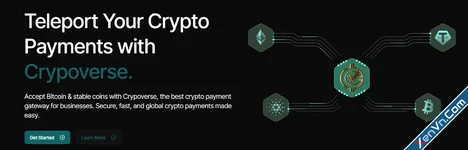 Accept Crypto at 0% fee with Crypoverse - BTC, ETH, LTC etc 3.1.4