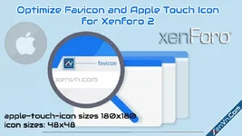 Optimize Favicon and Apple Touch Icon for Xenforo 2