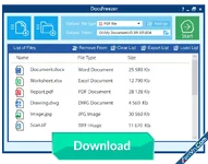 DocuFreezer - Convert Multiple Files to PDF, JPG, PNG, TIFF, TXT