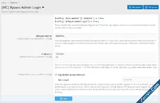 [MC] Bypass Admin Login 1.0.1