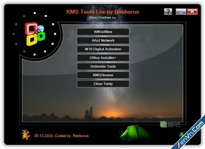 Ratiborus KMS Tools - Activates Windows and Microsoft Office