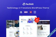 Techkit - Technology & IT Solutions WordPress Theme