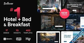 Bellevue - Hotel & Bed and Breakfast Booking Calendar Theme